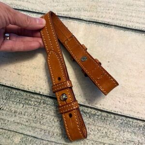 Dooney & Burke leather brown top hand replacement purse strap.